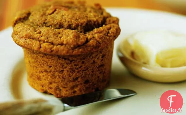Muffins à la Citrouille et à la Semoule de Maïs