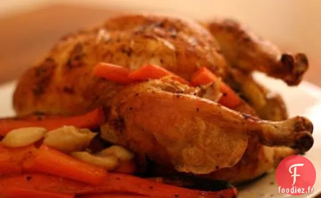Poulet Rôti aux Carottes