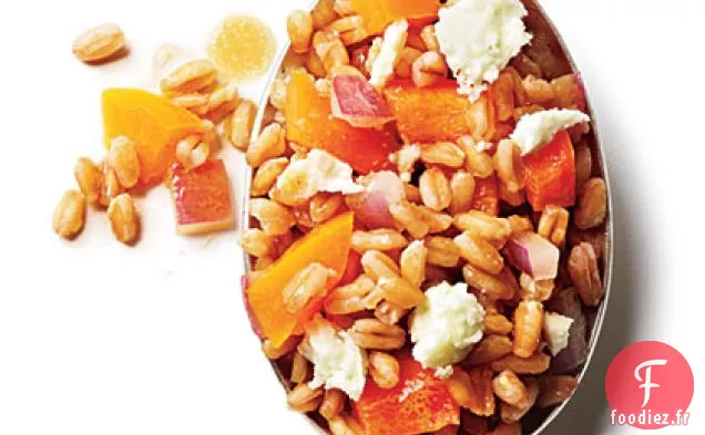 Salade Farro à l'Oignon, à la Feta et au Poivron