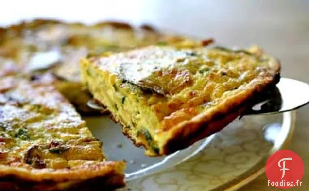 Frittata à la Ricotta aux Courgettes