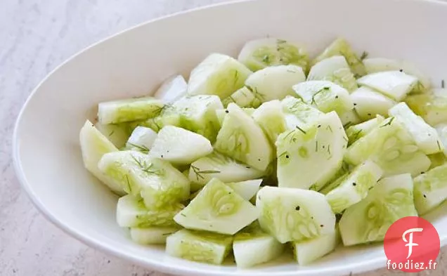 Salade de Concombre Facile