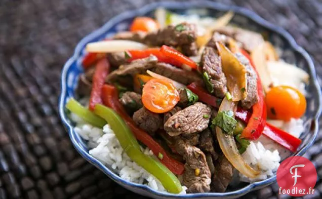 Sauté de Boeuf Rapide aux Poivrons