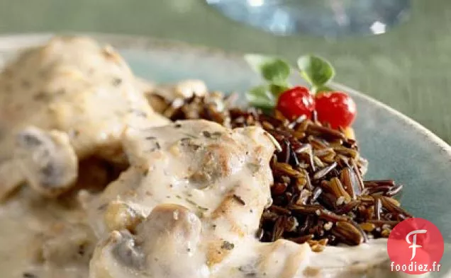 Poulet à la Crème de Vin