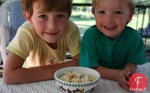 Riz à la Carotte, au Citron, à l'Oignon et à la Menthe