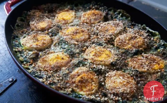 Gratin d'Épinards aux Œufs Durs