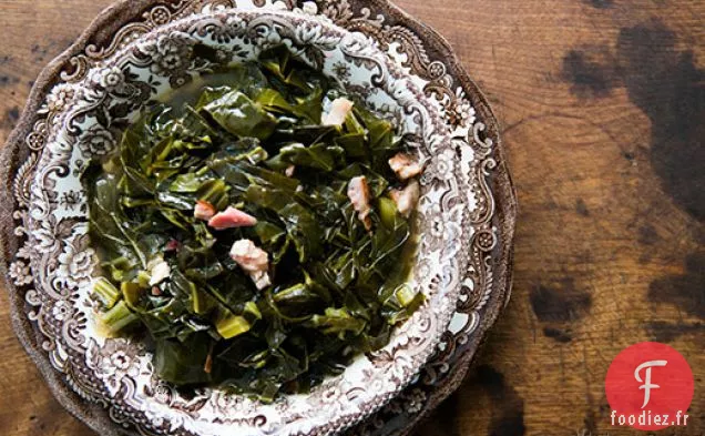 Verts de Collard de Style Sud