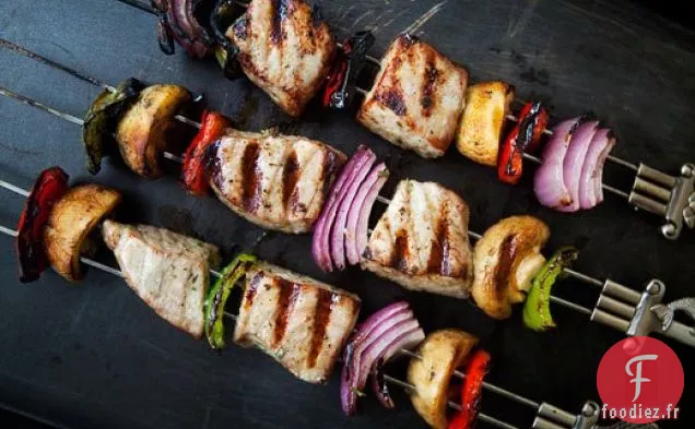 Brochettes de Thon Grillées