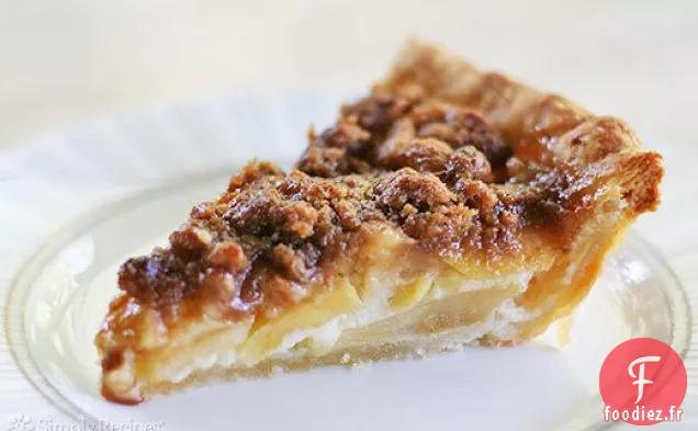 Tarte aux Pommes à la Crème Sure