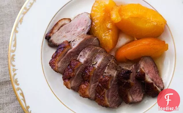Canard au Romarin aux Abricots