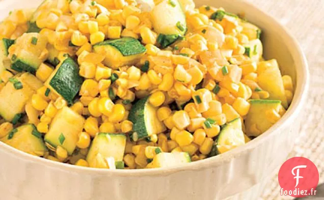 Maïs Sucré et Courgettes