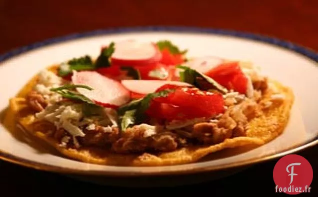 Tostadas de Haricots Chipotle