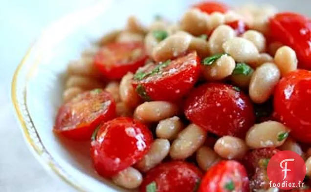Salade de Haricots Blancs et Tomates Cerises