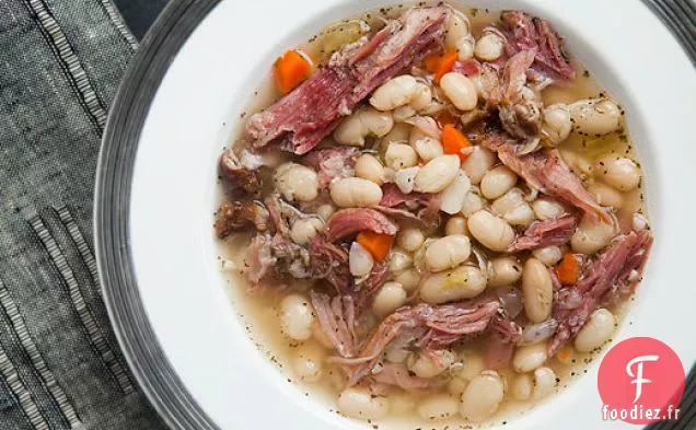 Soupe de Haricots Blancs et Jambon