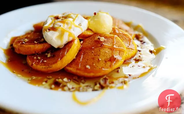 Crêpes à la Citrouille au Dollar d'Argent