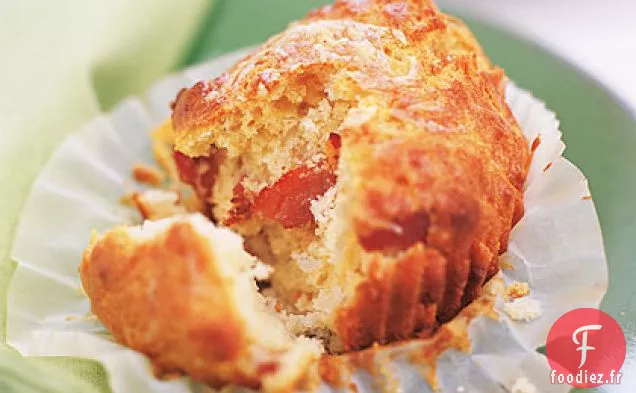 Muffins au Bacon et au Cheddar