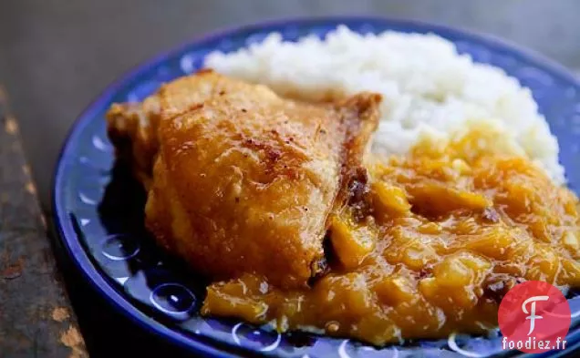 Poulet à la Sauce Chutney à la Mangue