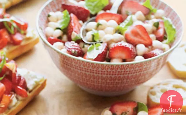 Salade Caprese aux Fraises