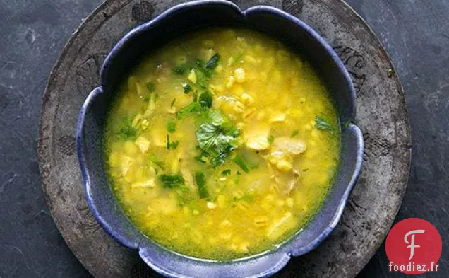 Soupe de Dinde au Citron et à l'Orge