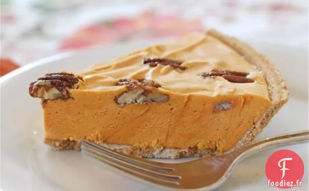 Tarte À La Crème Glacée À La Citrouille Et Aux Pacanes Épicées À L'Érable