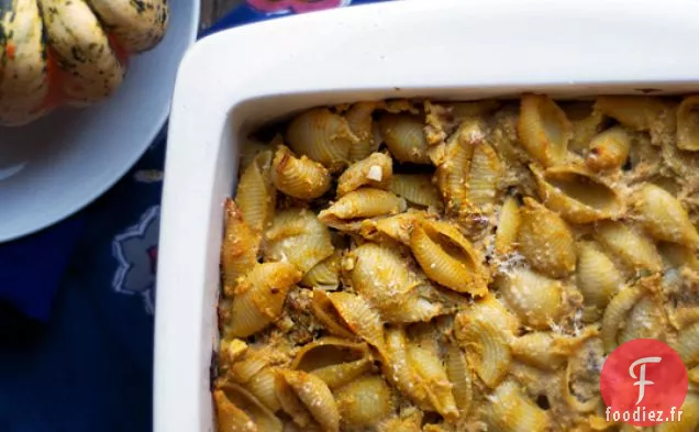 Casserole de Pâtes à la Citrouille et à la Ricotta