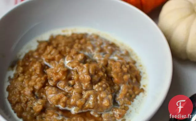 Flocons d'Avoine Coupés en Acier à la Citrouille au Four