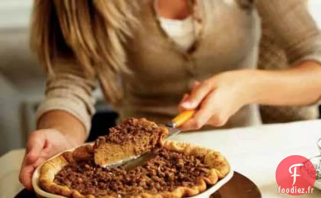 Tarte à la Citrouille Garnie de Streusel à la Cannelle