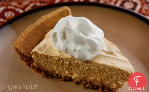 Gâteau au fromage sans cuisson aux épices à la citrouille