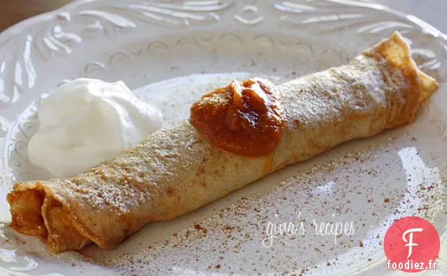 Crêpes Épicées À La Citrouille Au Beurre De Citrouille