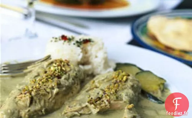 Poulet À La Sauce Aux Graines De Citrouille