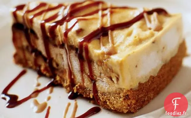 Tarte à la Crème Glacée à la Citrouille avec Croûte de Gingembre