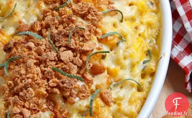 Fromage Mac n à la citrouille et croûte d'Amaretti