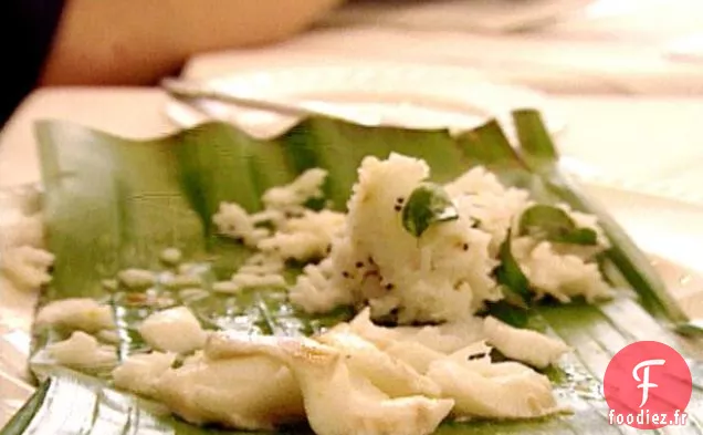 Morue Cuite dans des feuilles de Bananier