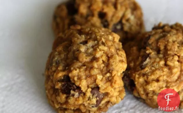 Recette de Biscuits aux Pépites de Chocolat à l'Avoine et à la Citrouille