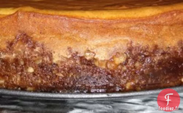 Gâteau Au Fromage À La Citrouille En Croûte De Pain D'Épice