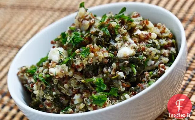 Salade de Quinoa aux Épinards et à la Feta