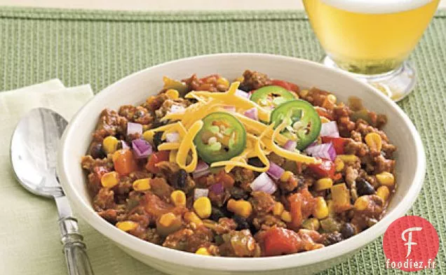 Chili de Dinde à la mijoteuse