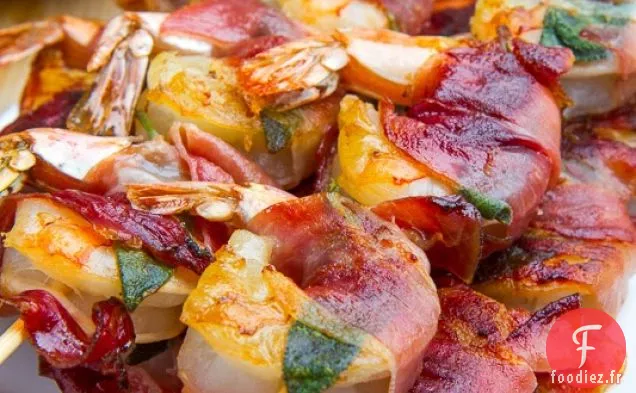 Saltimbocca aux Crevettes