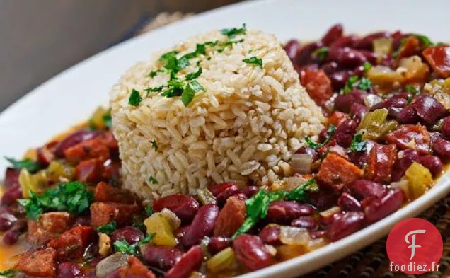 Haricots Rouges Cajun et Riz