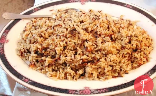 Pilaf de Riz Sauvage aux Châtaignes
