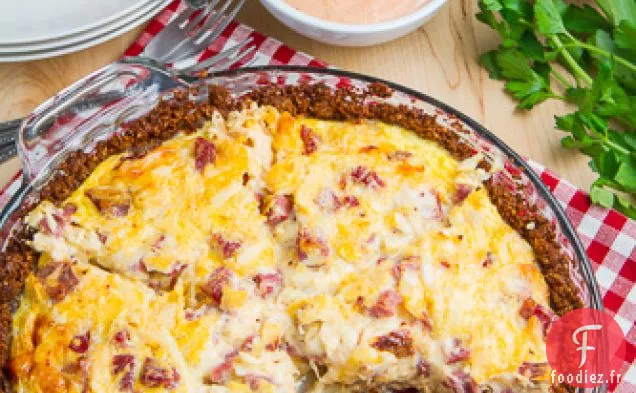 Quiche de Reuben