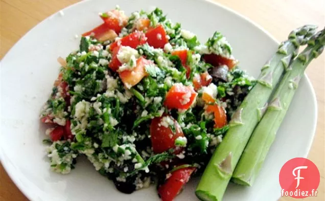 Couscous de Chou-Fleur Cru Sans Grains