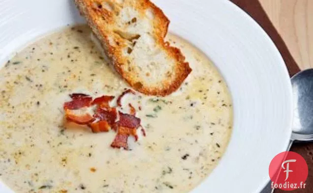 Soupe de Chou-Fleur Rôti et Cheddar Blanc Vieilli