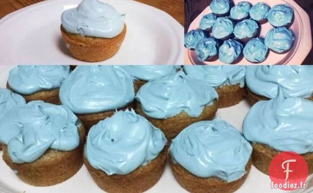 Cupcakes aux Bleuets Végétaliens