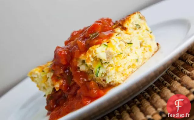 Casserole de Petit-déjeuner aux Courgettes et aux Œufs Verts du Chili