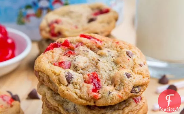 Biscuits aux Pépites de Chocolat aux Cerises au Marasquin