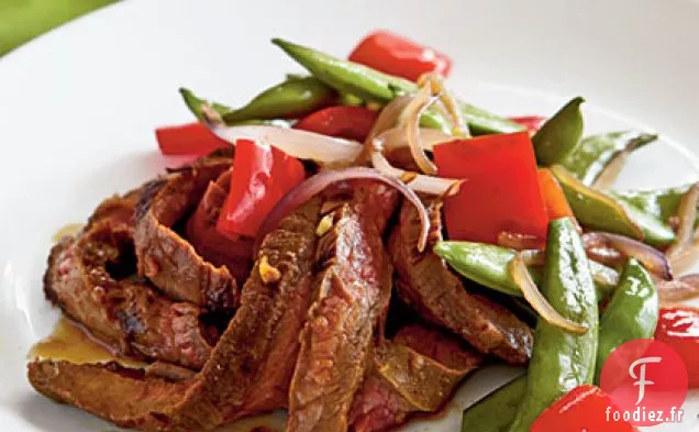 Steak de Flanc Mariné Asiatique Épicé