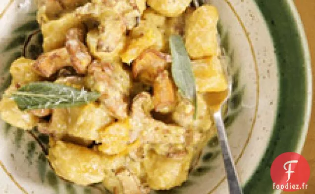 Gnocchis À La Citrouille Aux Champignons