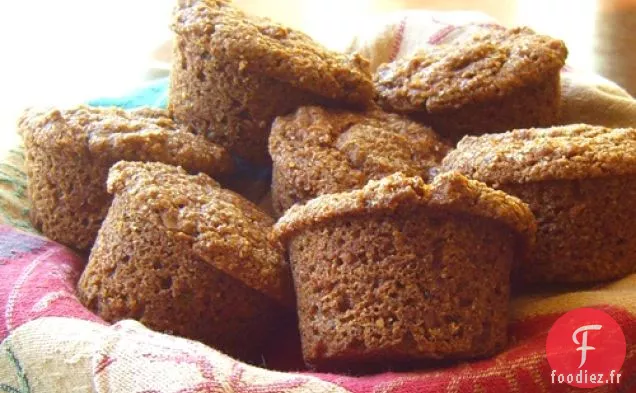 Muffins au Son de Chanvre Et de Miel