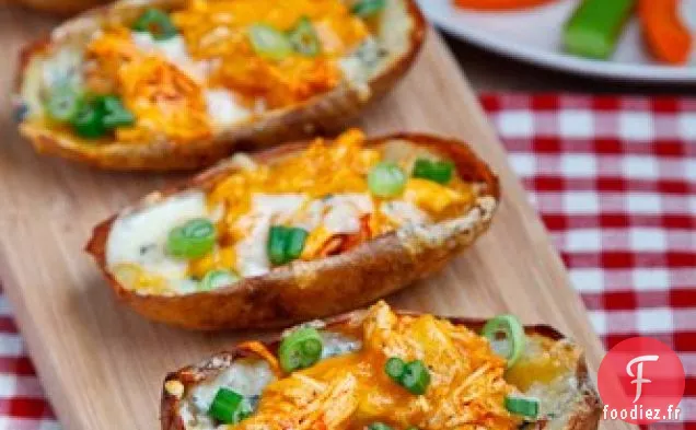 Peaux de Pommes De Terre au Poulet Buffalo