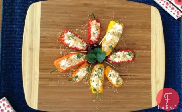 Mini Poivrons Farcis au Riz à la Noix de coco
